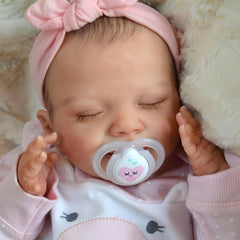 20 Inch Newborn Baby Doll with Accessories Sleeping Smiling Reborn Doll