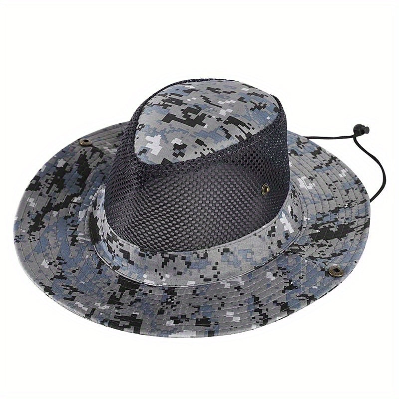 Camouflage Fishing Hat Sun Protection Bucket Hat for Outdoor Activities