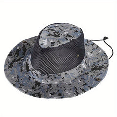 Camouflage Fishing Hat Sun Protection Bucket Hat for Outdoor Activities