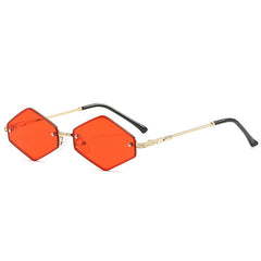 Y2K Geometric Sunglasses Retro 90s UV400 Sun Shades Glasses