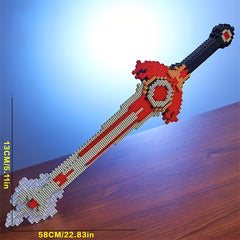 1701pcs Mini Blocks Sword Assembly Model Toy Gift for Boys
