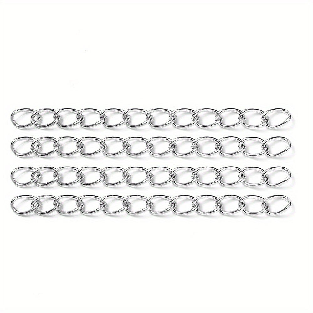30pcs Bulk Bracelet Necklace Extension Chains 1.969in for DIY Jewelry Making