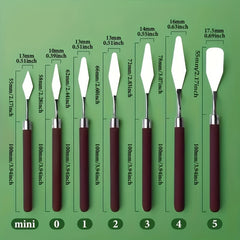 Stainless Steel Painting Knives Set 7pcs