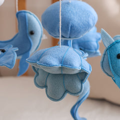 Marine Animals Baby Crib Mobile - Soothing Nursery Decor