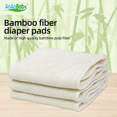 6pcs 4 Layers Bamboo Blend Insert Diaper Pads