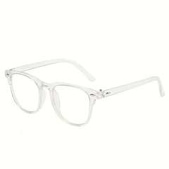 Retro Oval Frame Anti Light Shading Glasses for TV & Computer