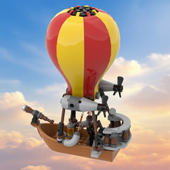 Hot Air Balloon Spaceship Building Blocks Toy 112pcs