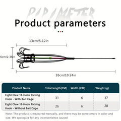 Luminous Fishing Hook High Carbon Steel Sharp Hook