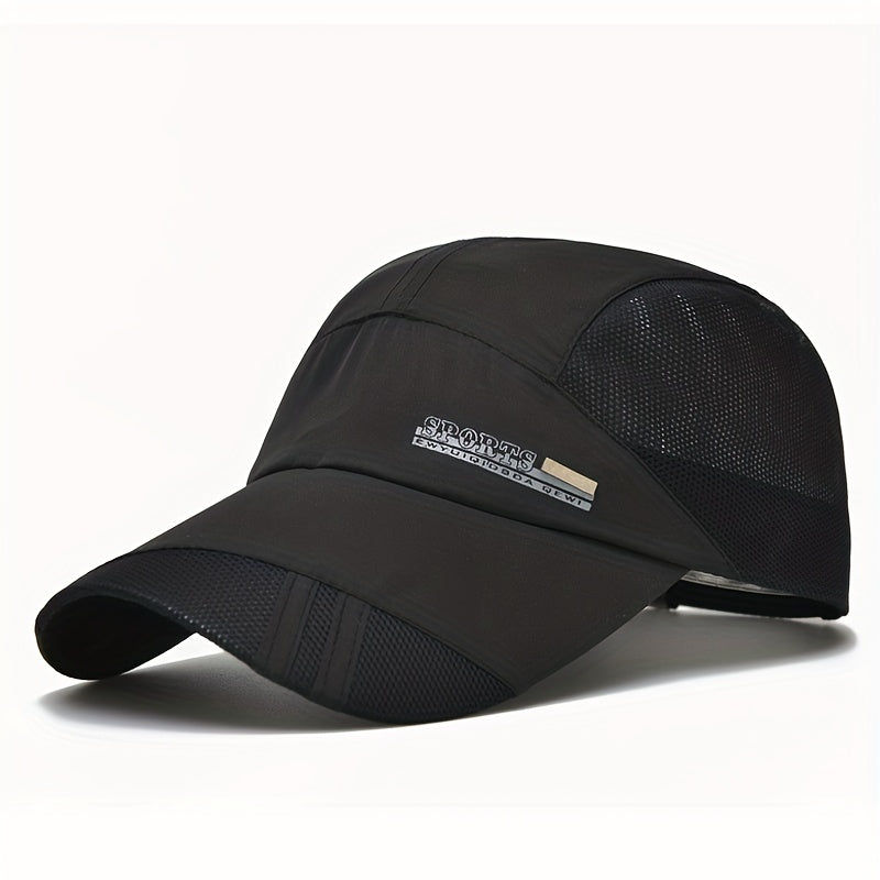Men's Sun Visor Quick drying Cap Breathable Mesh Cap Anti-UV Sun Hat