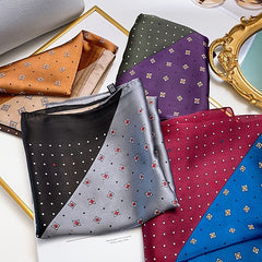 Gentleman Retro Silk Scarf Square Scarf
