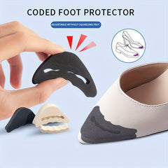 Women's High Heels Toe Plug Half Sponge Shoes Cushion