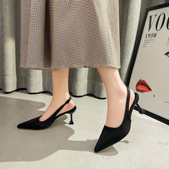 Women's Pointed Toe Stiletto Heel Sandals Sexy Slingback High Heels