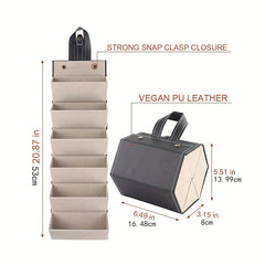 6 Slot Sunglasses Organizer EyeGlasses Storage Display Travel Case