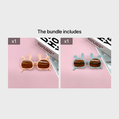 Cartoon Rabbit Sunglasses UV Protection for Holiday Party Girls and Boys