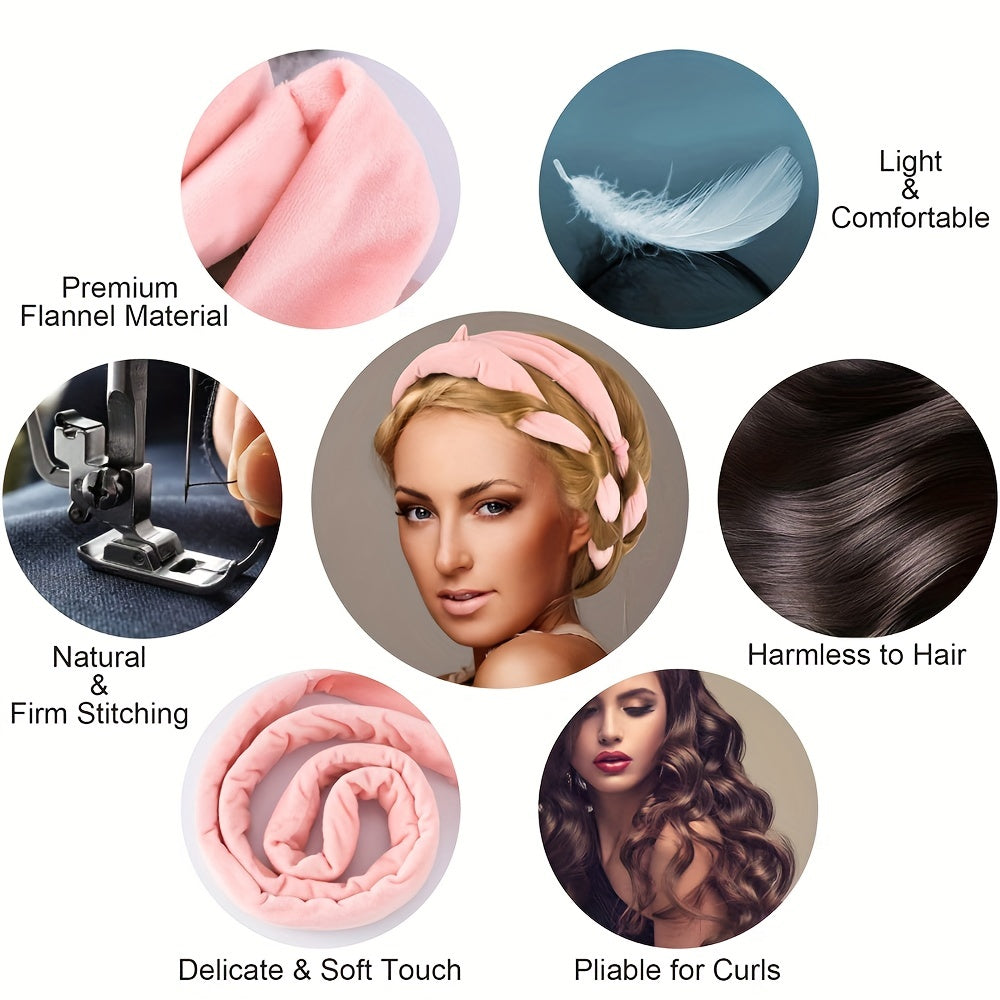 Heatless Curling Headband No Heat Hair Curlers Hair Rollers DIY