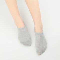 5 Pairs Solid Ankle Socks Women's Stockings