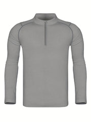 Men's Compression Shirt for Fitness and Running - Muscle Support