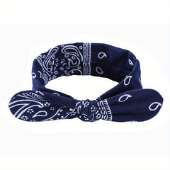 Boho Style Rabbit Ear Knot Elastic Headband Hair Accessory