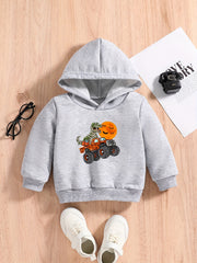 Halloween Dinosaur Baby Boys Hooded Sweatshirt