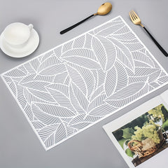 Plastic Placemat Square Lace Dandelion Hollow Anti-scalding Western Food Pad