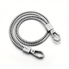 Men's Metal Chain Leather Belt Wallet Keychain Hip Hop Jewelry
