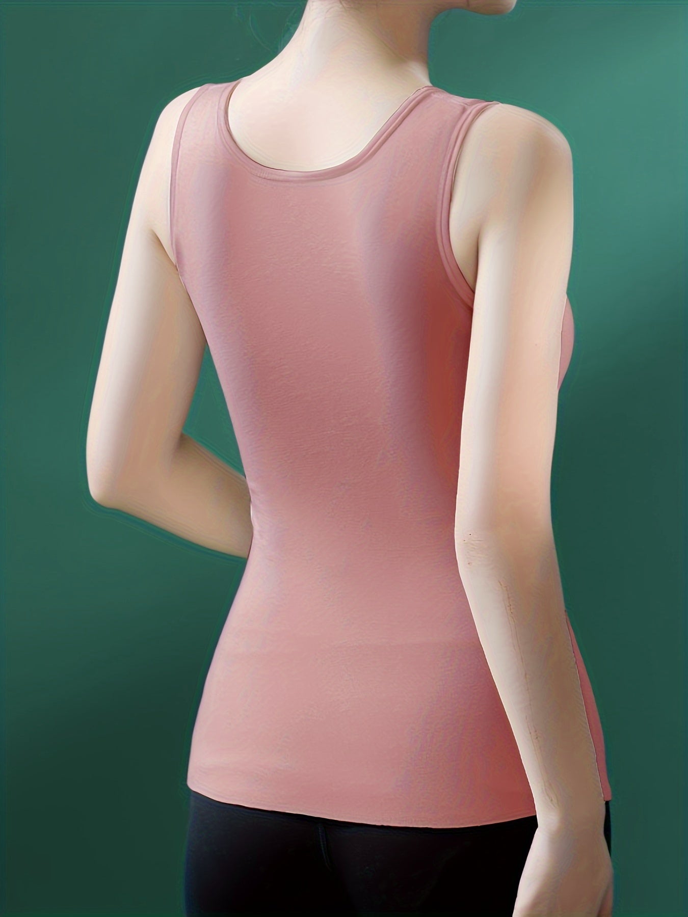 Women's Sleeveless Padded Thermal Tank Top