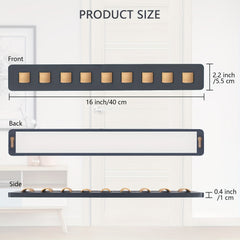 Wood Sunglasses Storage Wall Mounted Eyeglasses Holder
