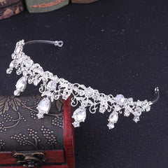 Crystal Bridal Princess Crown Wedding Tiara Rhinestone Hair Band