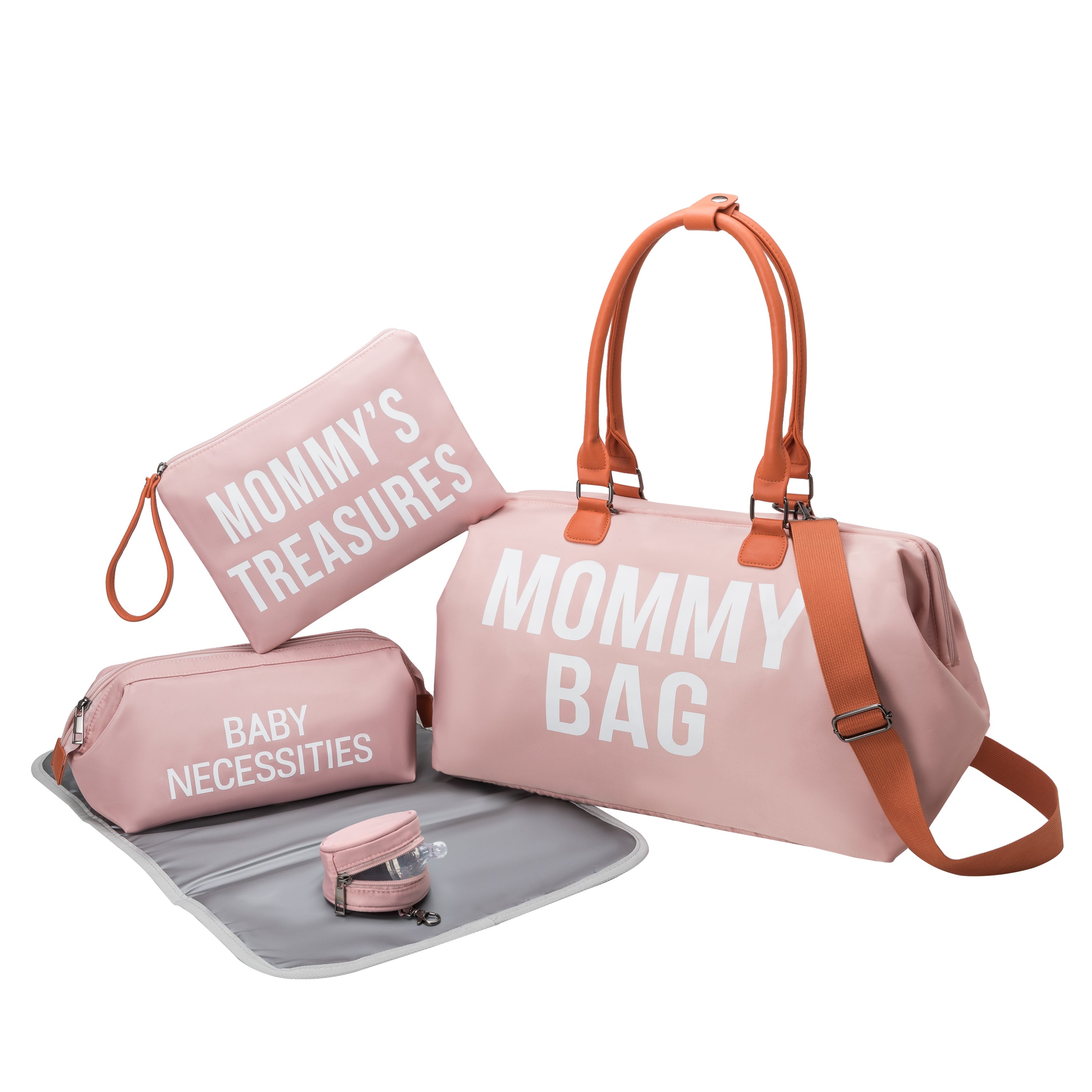 Large Capacity Multifunction Mommy Tote Bags Diaper Set