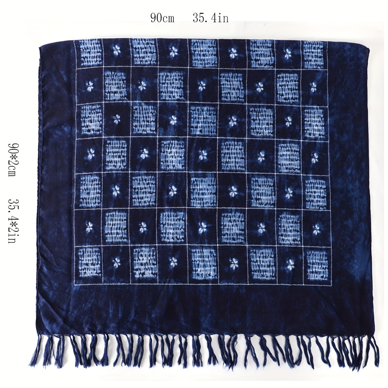Plaid Scarf Long Warm Fringed Shawl Wrap Casual Breathable Shawl