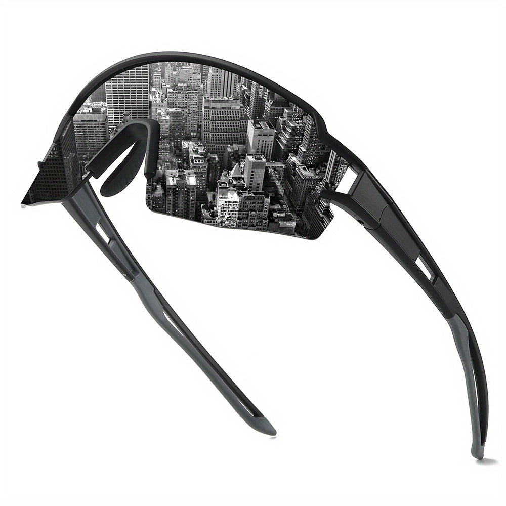 Men's Big Frame Glasses Outdoor Sports Skiing Riding Sunglasses UV400