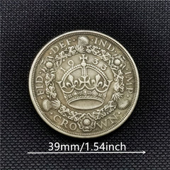 1933 UK 1 Crown Copy Coin Collection