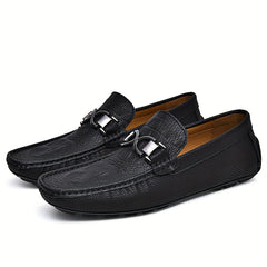 Men's Slip On Bit Loafer Shoes Casual Anti Skid Rubber Sole