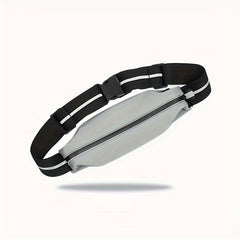Sports Waist Bag Outdoor Running Elastic Waterproof Reflective Phone Storage