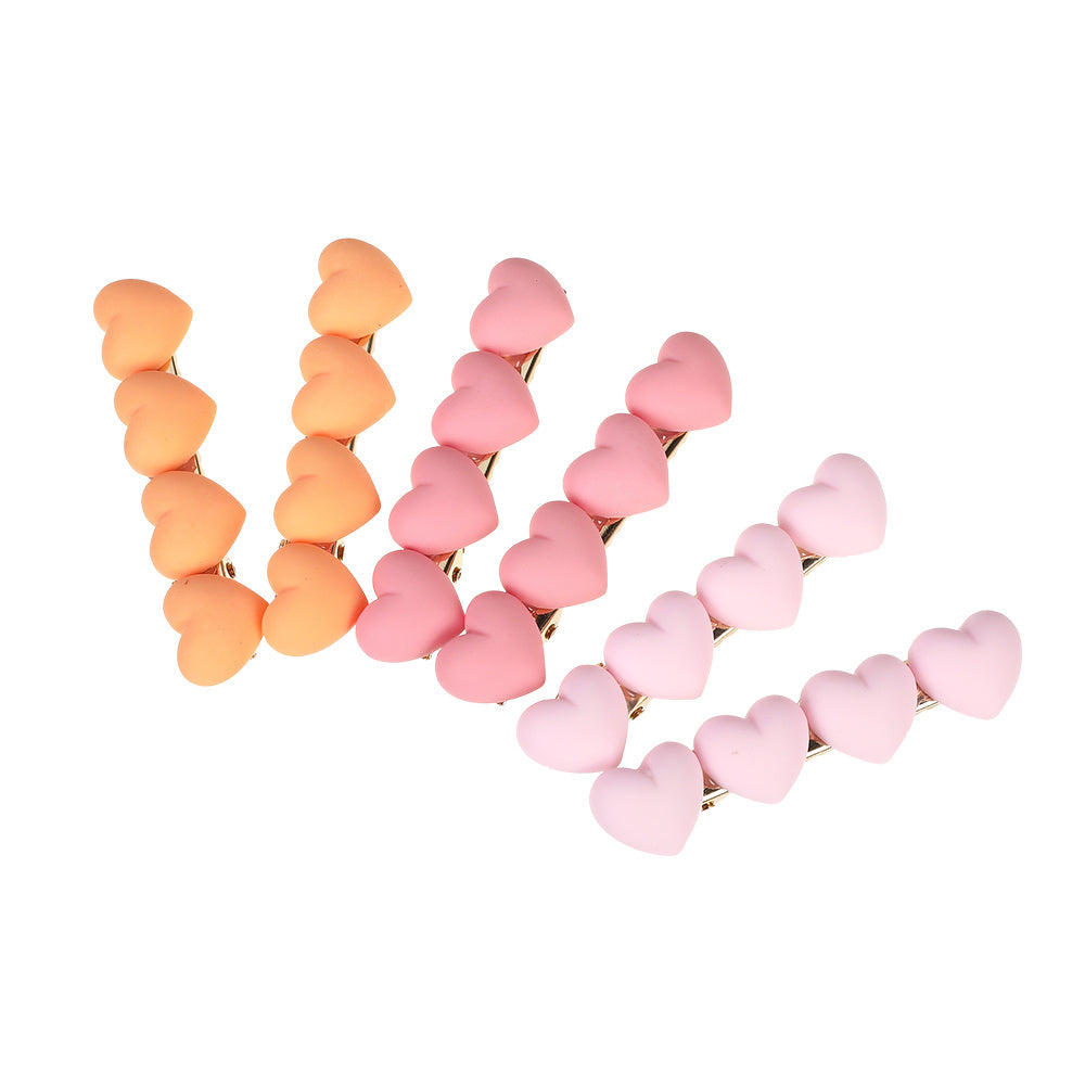 Heart Hair Clips Barrette Clips Mini Hair Clips Women's Hair Accessories