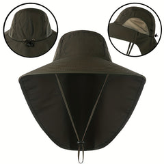 Outdoor Bucket Hat Men's Women's Summer Sunscreen UV Protection Fishing Hat