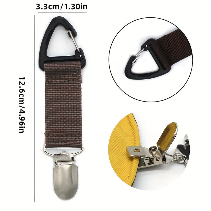 Canvas Hat Clip for Travel Handbag Backpack Luggage Hat Holder