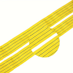 3M 118in 4Tons Tow Strap Fluorescence Nylon Alloy Steel Hooks Auto Towing Rope