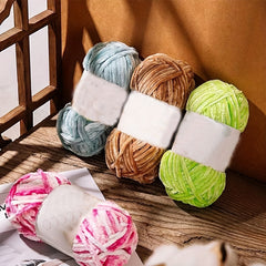 Chenille Wool Thread Thick Warm Soft Yarn Crochet Knitting Hand Knitted Line