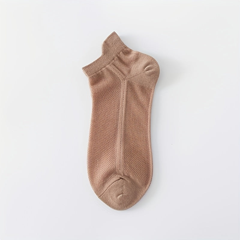 Breathable Low Cut Sports Socks - 5 Pairs