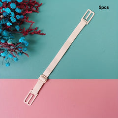 5pcs Invisible Bra Shoulder Straps Adjustable Elastic Underwear Straps