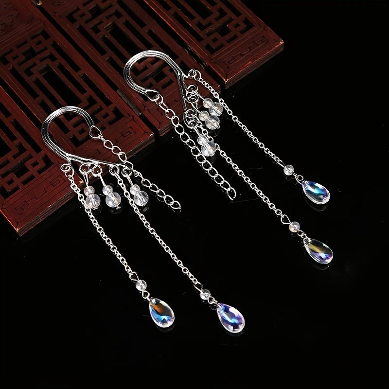 Antique Chinese Face Curtain Hanfu Hair Accessory