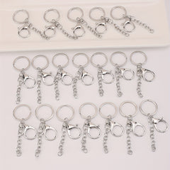 20pcs Chain Keychain With Lobster Key Ring Keychain Accessories