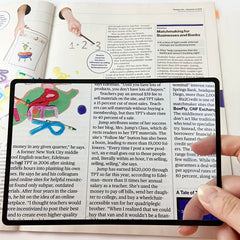 180X120mm PVC Magnifier Ultra Thin Convenient