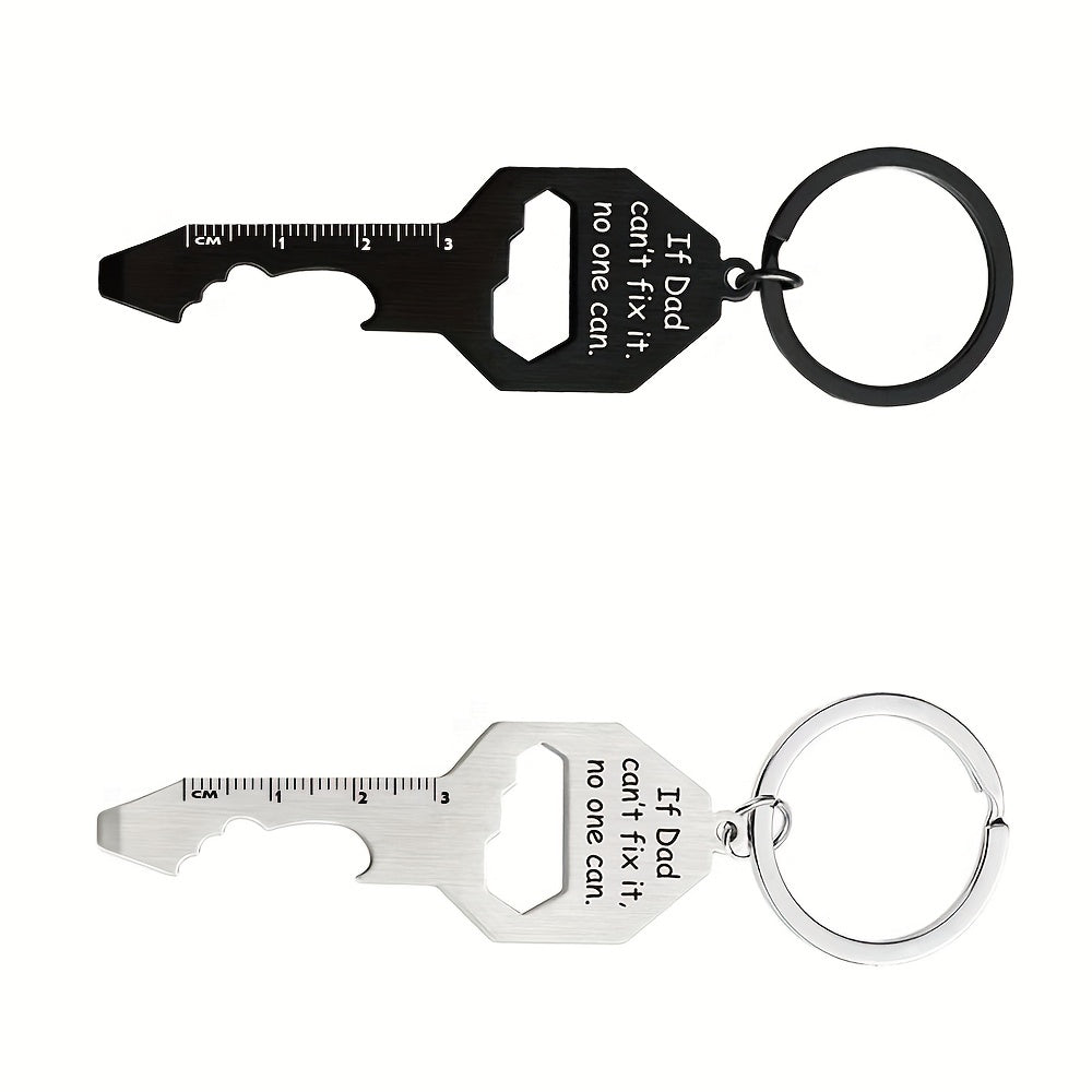 Multi-Function Hex Keychain Bottle Opener Screwdriver