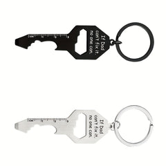 Multi-Function Hex Keychain Bottle Opener Screwdriver