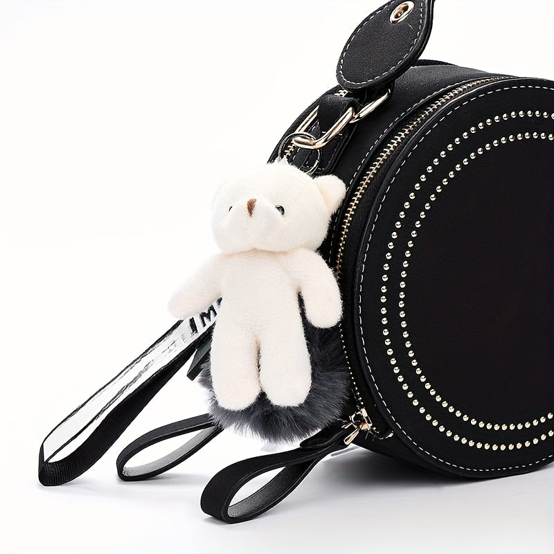 24pcs Bear Plush Toy Keychain Bag Accessory Little Bear Christmas Birthday Gift