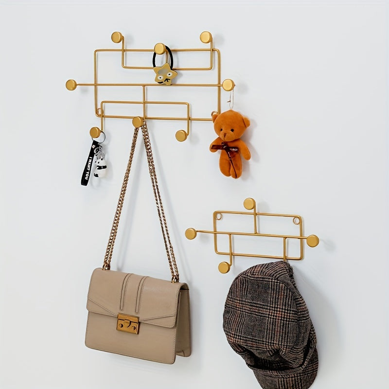 Scandinavian Geometric Metal Wall Hooks