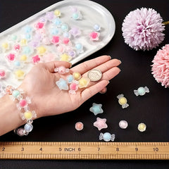 20pcs Acrylic Candy Bow Spacer Beads for DIY Jewelry Making