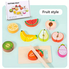 Ocean Food Fruit 3 in 1 Magic Stick Wooden Toy